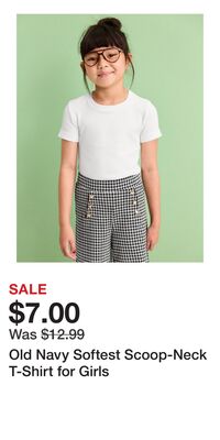 Old Navy Softest Scoop-Neck T-Shirt for Girls