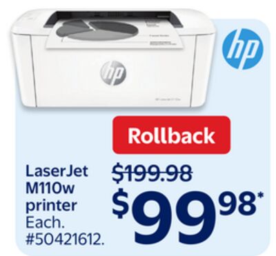 HP LaserJet M110w printer