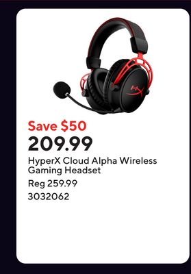 HyperX Cloud Alpha Wireless Gaming Headset