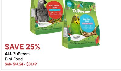 ALL ZuPreem Bird Food