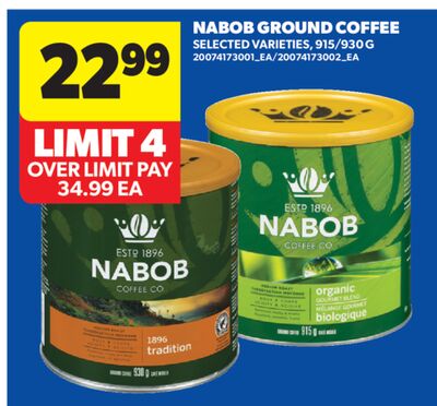 NABOB GROUND COFFEE, 915/930 G