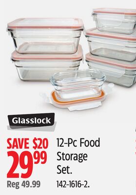 Glasslock 12-Pc Food Storage Set