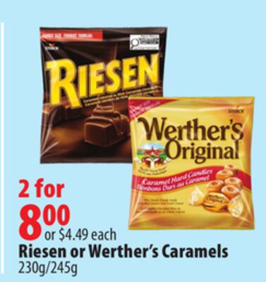 Riesen or Werther's Caramels