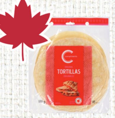 Compliments 10" Tortillas