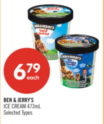 BEN & JERRY'S ICE CREAM