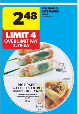 LEN XIANG RICE PAPER, 400 G