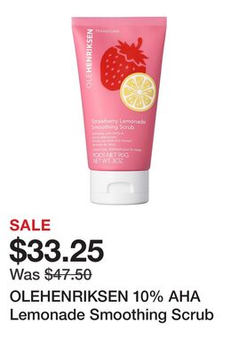 OLEHENRIKSEN 10% AHA Lemonade Smoothing Scrub​