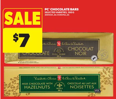 PC® CHOCOLATE BARS, 300 G