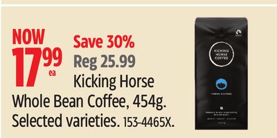 Kicking Horse Whole Bean Coffee