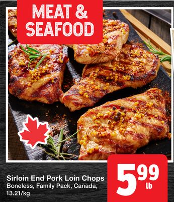 Sirloin End Pork Loin Chops