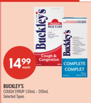 BUCKLEY'S COUGH SYRUP