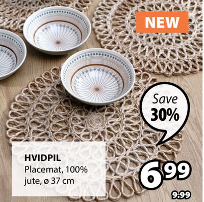 Hvidpil Placemat