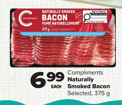 Compliments Naturally Smoked Bacon