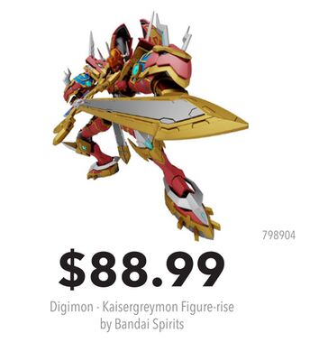 Digimon - Kaisergreymon Figure-rise by Bandai Spirits