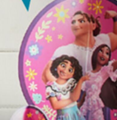 Disney Encanto Table Decorating Kit Centerpiece with Confetti, Purple/Pink, 13-in, 31-pk, for Birthday Party