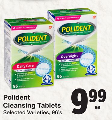 Polident Cleansing Tablets