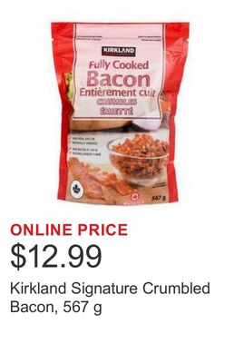 Kirkland Signature Crumbled Bacon, 567 g