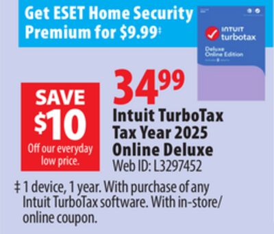Intuit TurboTax Tax Year 2025 Online Deluxe