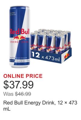 Red Bull Energy Drink, 12 × 473 mL