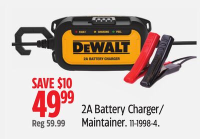 DEWALT 2A Battery Charger/ Maintainer