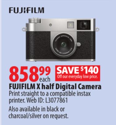 FUJIFILM X half Digital Camera