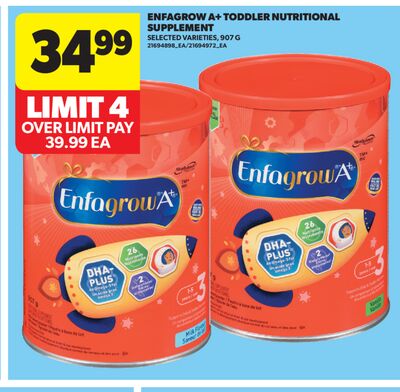 ENFAGROW A + TODDLER NUTRITIONAL SUPPLEMENT, 907 G