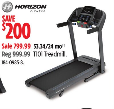 Horizon T101 Treadmill.