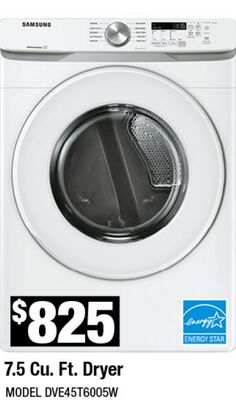 7.5 Cu. Ft. Dryer