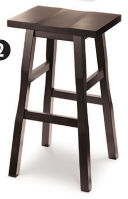 26˝ Dark Wood Shinto Stool