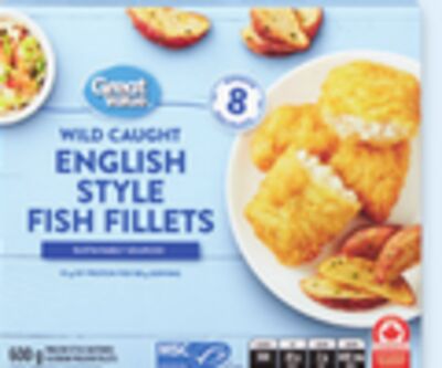 Great value battered fish fillets