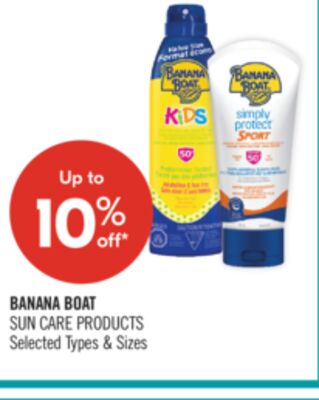 BANANA BOAT SUN CARE PRODUCTS