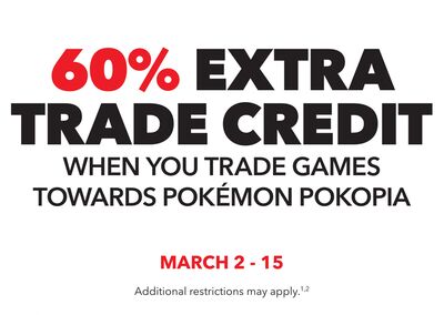 60% EXTRA TRADE CREDIT