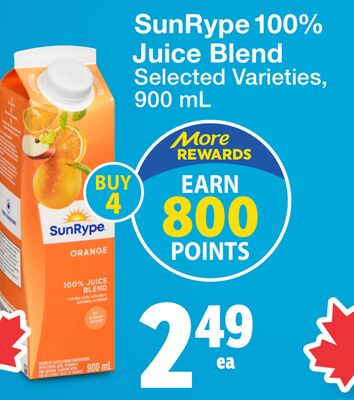 SunRype 100% Juice Blend