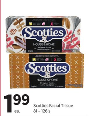 Scotties Facial Tissue