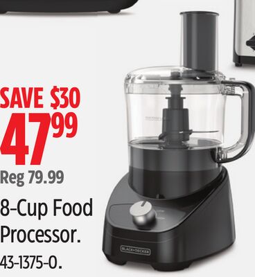 8-Cup Food Processor.
