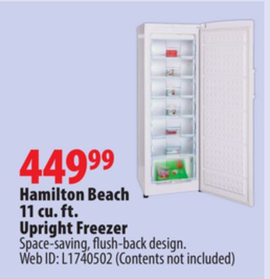 Hamilton Beach 11 cu. ft. Upright Freezer