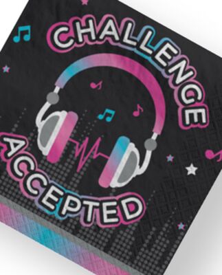 Internet Famous 'Challenge Accepted' Lunch Napkins, 16-ct
