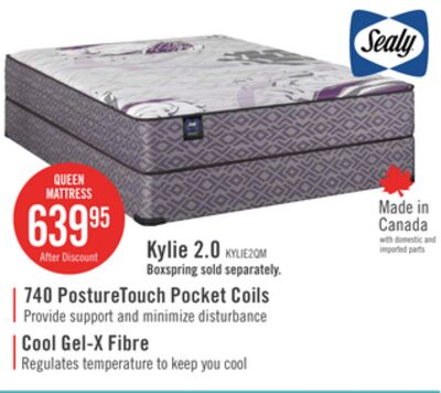 Sealy® Essential Collection Kylie 2.0 Tight Top Medium Queen Mattress