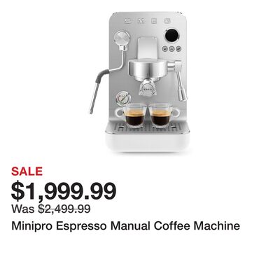 Minipro Espresso Manual Coffee Machine