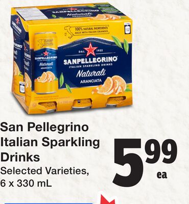 San Pellegrino Italian Sparkling Drinks