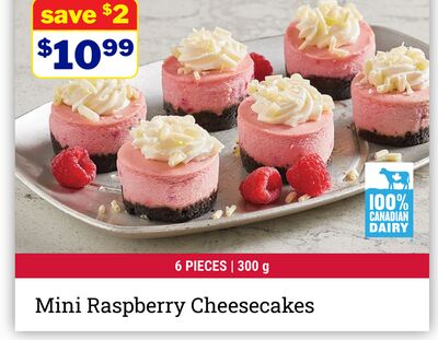 Mini Raspberry Cheesecakes
