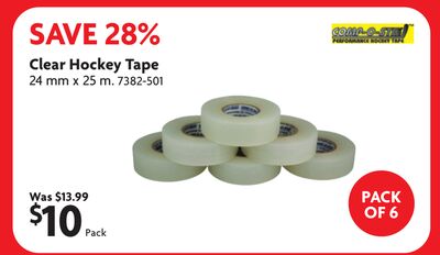 Clear Hockey Tape