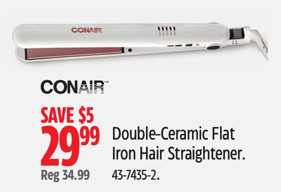 Conair Double-Ceramic Flat Iron Hair Straightener