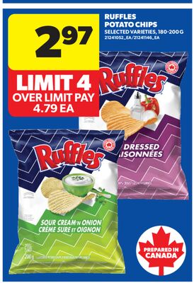 RUFFLES POTATO CHIPS