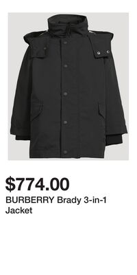 BURBERRY Brady 3-in-1 Jacket