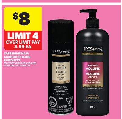 TRESEMMÉ HAIR CARE OR STYLING PRODUCTS
