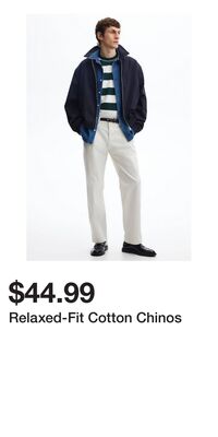 Relaxed-Fit Cotton Chinos