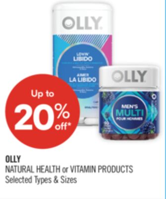 OLLY NATURAL HEALTH or VITAMIN PRODUCTS