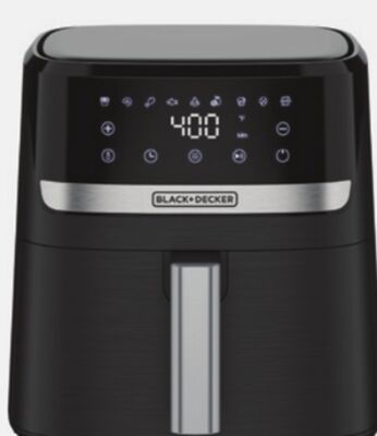 Black Decker 6-Qt Digital Air Fryer.