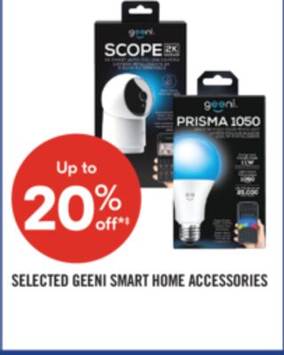 SELECTED GEENI SMART HOME ACCESSORIES